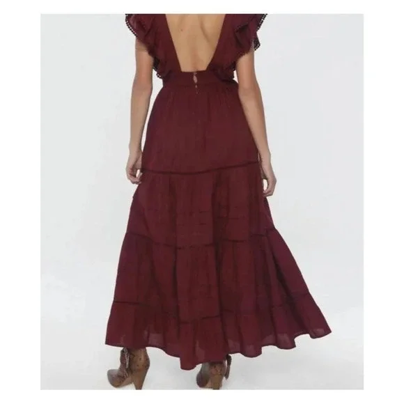 Jen's Pirate Booty Vamp Lace Dress – Victorian Romantic Goth Ruffle MaxiSz L